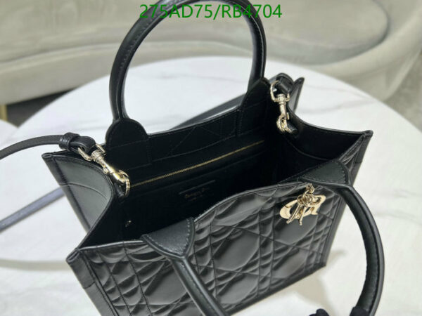 Christian Dior 1:1 Mirror Black Macrocannage Dior Book Tote