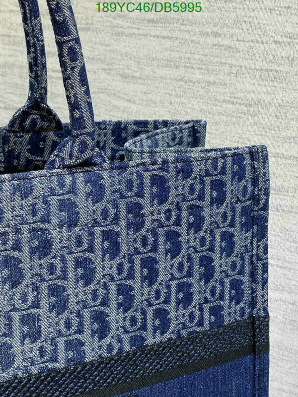 Christian Dior 1:1 Mirror Blue Denim Dior Book Tote