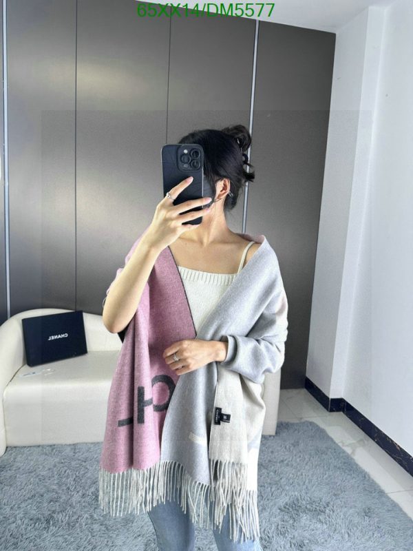 Chanel Replica Cashmere CC Logo Stole Scarf