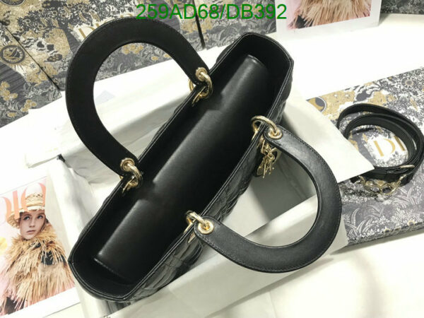 Christian Dior 1:1 Mirror Black Large Lady Dior Bag