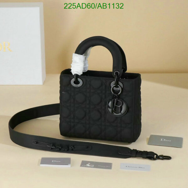 Christian Dior 1:1 Mirror Cannage Lady Dior Black Bag