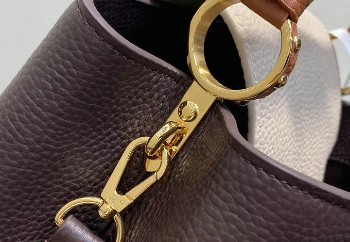 Louis Vuitton 1:1 Mirror Replica Capucines MM Chocolate Beige Louis Vuitton Replica Capucines Louis Vuitton 1:1 Mirror Replica Capucines MM Chocolate Beige Louis Vuitton Replica Capucines