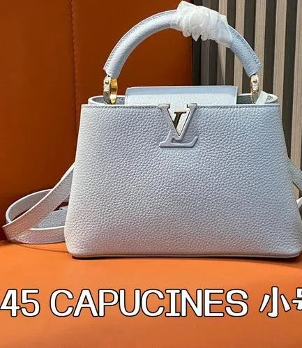 Louis Vuitton 1:1 Mirror Replica Capucines BB Lilac Purple Taurillon Louis Vuitton Replica Capucines