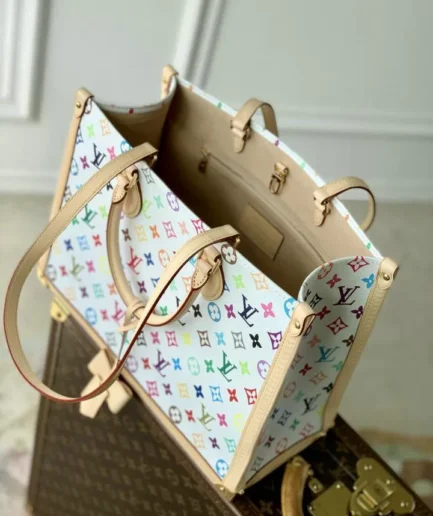 Louis Vuitton 1:1 Mirror Replica LV x TM OnTheGo MM Monogram Canvas Louis Vuitton Replica Onthego