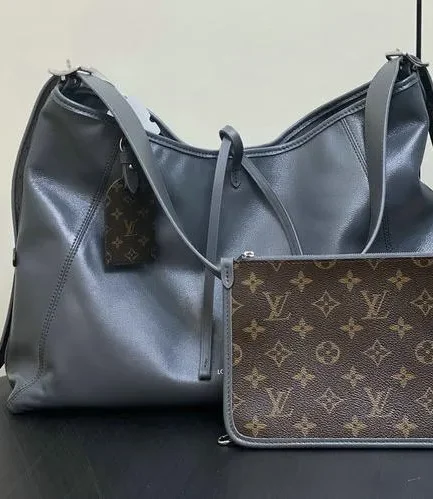 Louis Vuitton 1:1 Mirror Replica CarryAll Vibe MM Dark Bag Louis Vuitton Replica CarryAll