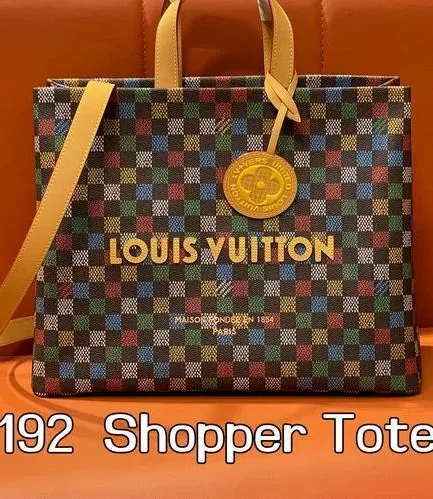 Louis Vuitton 1:1 Mirror Replica Shopper Tote MM Damier Ebene Canvas Louis Vuitton Replica Onthego