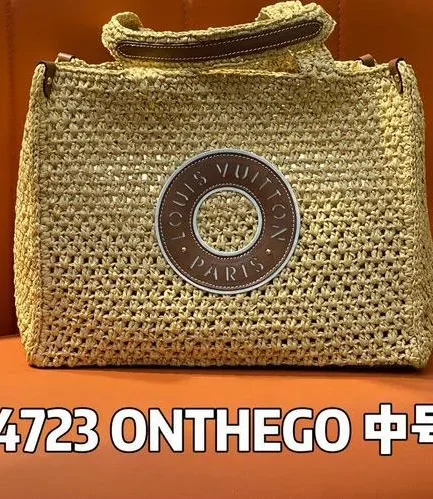 Louis Vuitton 1:1 Mirror Replica Raffia OnTheGo MM By The Pool Louis Vuitton Replica Onthego