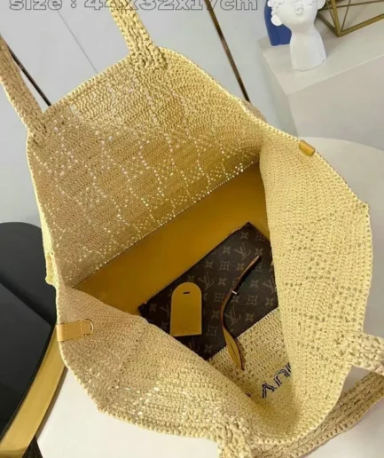 Louis Vuitton 1:1 Mirror Replica Summer Shopper Tote MM Louis Vuitton Replica Onthego