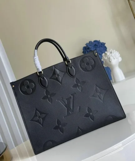 Louis Vuitton 1:1 Mirror Replica OnTheGo GM Monogram Empreinte Leather Louis Vuitton Replica Onthego
