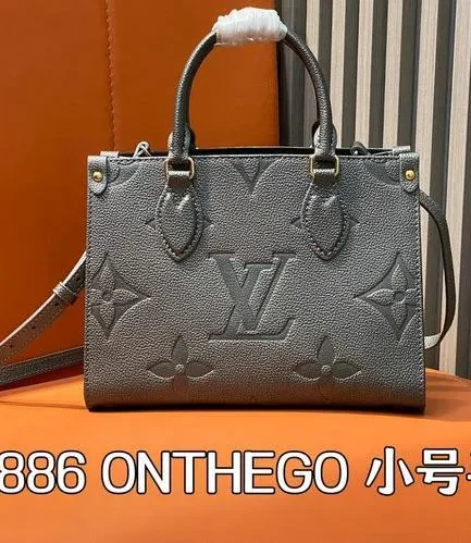Louis Vuitton 1:1 Mirror Replica OnTheGo PM Monogram Empreinte Leather Louis Vuitton Replica Onthego