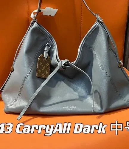 Louis Vuitton 1:1 Mirror Replica CarryAll Vibe MM Dark Bag Louis Vuitton Replica CarryAll