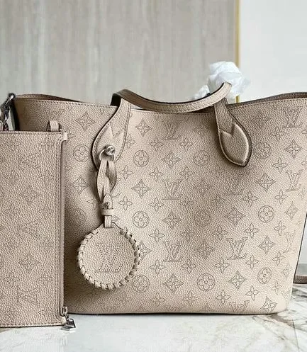 Louis Vuitton 1:1 Mirror Replica Monogram Mahina Leather Blossom Louis Vuitton Replica Neverfull