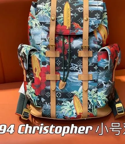 Louis Vuitton 1:1 Mirror Replica Christopher MM Surfin Navy Blue Louis Vuitton Replica Christopher