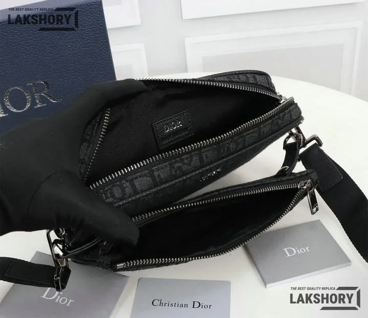 Dior 1:1 Mirror Replica Oblique Saddle Triple Pouch 25CM/9.8IN Christian Dior Replica Saddles Dior 1:1 Mirror Replica Oblique Saddle Triple Pouch 25CM/9.8IN Christian Dior Replica Saddles