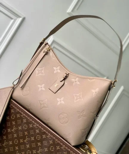 Louis Vuitton 1:1 Mirror Replica CarryAll MM Bag Monogram Empreinte Leather Louis Vuitton Replica CarryAll