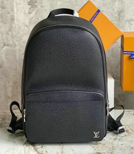 Louis Vuitton 1:1 Mirror Replica Taiga Alex Black Backpack Louis Vuitton Replica Discovery