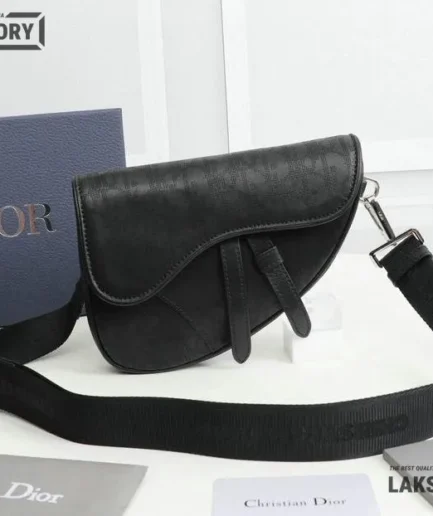 Dior 1:1 Mirror Replica Perforated Calfskin Galaxy Saddle 21CM/8.2IN Christian Dior Replica Saddles