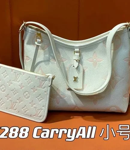 Louis Vuitton 1:1 Mirror Replica CarryAll PM Bag Monogram Empreinte Leather Louis Vuitton Replica CarryAll