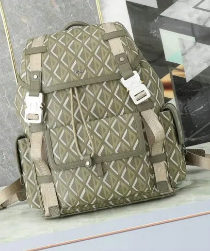 Dior 1:1 Mirror Replica CD Diamond Hit The Road Backpack 40CM/15.7IN Christian Dior Replica Backpacks