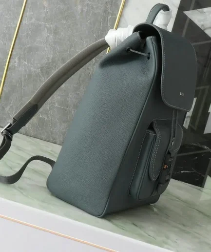 Dior 1:1 Mirror Replica Saddle Topstitching Backpack Flap 40CM/15.7IN Christian Dior Replica Backpacks