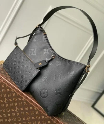 Louis Vuitton 1:1 Mirror Replica CarryAll MM Bag Monogram Empreinte Leather Louis Vuitton Replica CarryAll