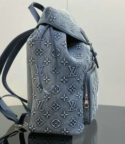 Louis Vuitton 1:1 Mirror Replica Montsouris Monogram Backpack Eclipse Louis Vuitton Replica Christopher