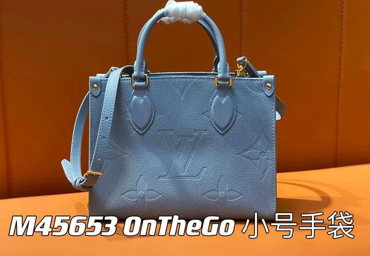 Louis Vuitton 1:1 Mirror Replica Navy Onthego PM Monogram Empreinte Louis Vuitton Replica Onthego Louis Vuitton 1:1 Mirror Replica Navy Onthego PM Monogram Empreinte Louis Vuitton Replica Onthego