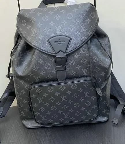 Louis Vuitton 1:1 Mirror Replica Montsouris Backpack Monogram Eclipse Louis Vuitton Replica Christopher