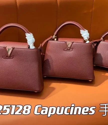 Louis Vuitton 1:1 Mirror Replica Taurillon BB Capucines Gold Hardware Louis Vuitton Replica Capucines