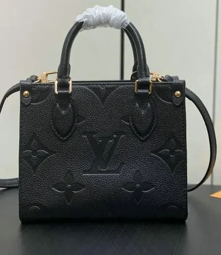 Louis Vuitton 1:1 Mirror Replica OnTheGo BB Monogram Empreinte Louis Vuitton Replica Onthego