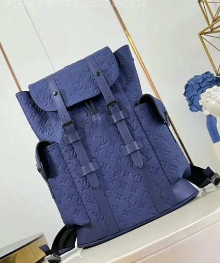 Louis Vuitton 1:1 Mirror Replica Christopher MM Taurillon Monogram Louis Vuitton Replica Christopher