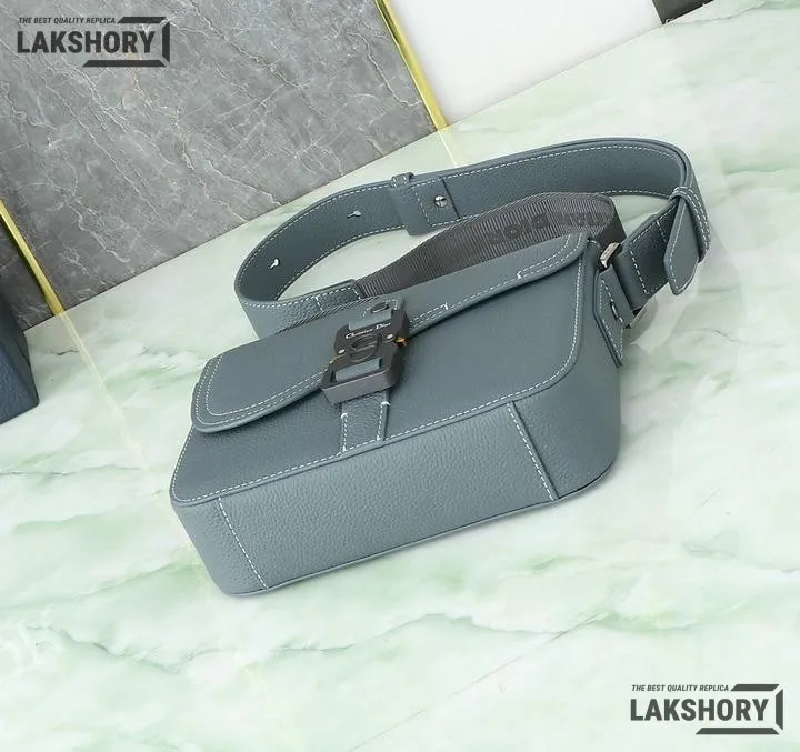 Dior 1:1 Mirror Replica Grained Black Medium Saddle 23CM/9.1IN Christian Dior Replica Saddles Dior 1:1 Mirror Replica Grained Black Medium Saddle 23CM/9.1IN Christian Dior Replica Saddles