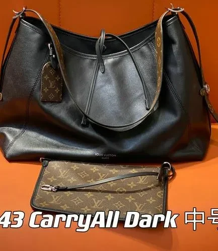 Louis Vuitton 1:1 Mirror Replica CarryAll Vibe MM Bag H34 Louis Vuitton Replica CarryAll