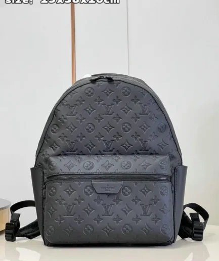 Louis Vuitton 1:1 Mirror Replica Discovery Backpack Monogram Shadow Leather Louis Vuitton Replica Discovery