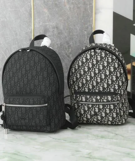 Dior 1:1 Mirror Replica Oblique Embroidered Rider Backpack 37CM/14.6IN Christian Dior Replica Backpacks