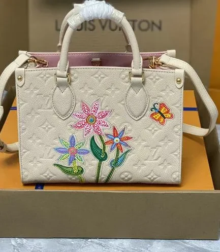 Louis Vuitton 1:1 Mirror Replica LV x YK OnTheGo PM Louis Vuitton Replica Onthego