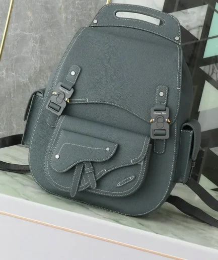 Dior 1:1 Mirror Replica Grained Maxi Gallop Backpack 47CM/18.5IN Christian Dior Replica Backpacks