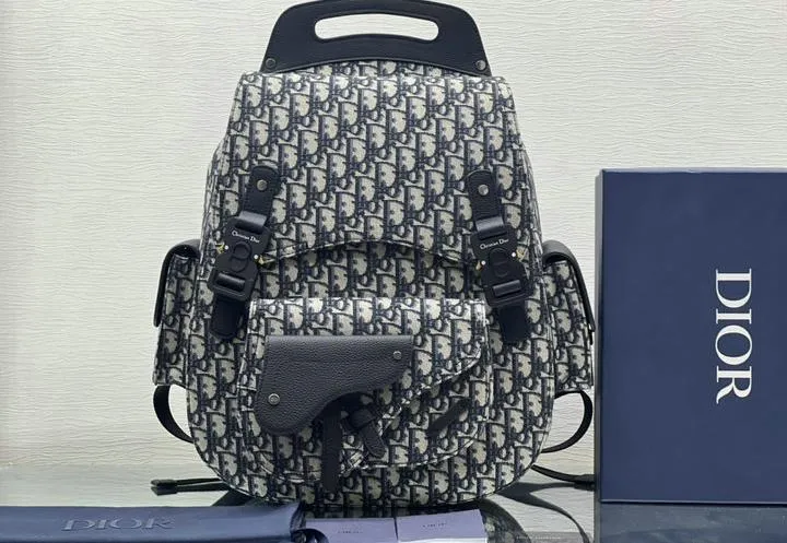 Dior 1:1 Mirror Replica Gallop Maxi Canvas Backpack 47CM/18.5IN Christian Dior Replica Backpacks Dior 1:1 Mirror Replica Gallop Maxi Canvas Backpack 47CM/18.5IN Christian Dior Replica Backpacks