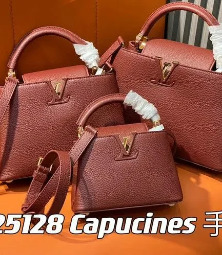 Louis Vuitton 1:1 Mirror Replica Taurillon BB Capucines Gold Hardware Louis Vuitton Replica Capucines