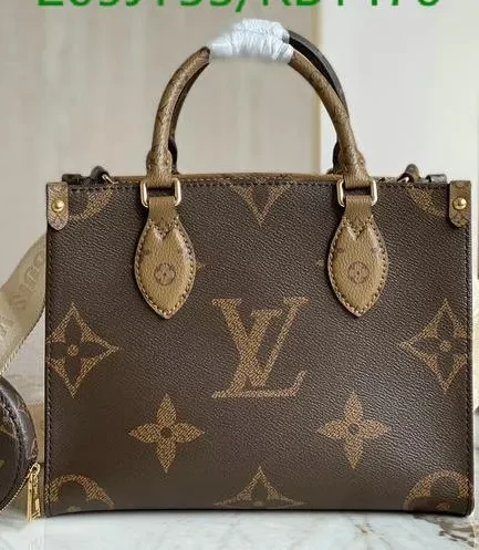Louis Vuitton 1:1 Mirror Replica OnTheGo PM Monogram Canvas Louis Vuitton Replica Onthego