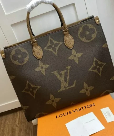 Louis Vuitton 1:1 Mirror Replica Onthego GM Giant Reverse Monogram Louis Vuitton Replica Onthego