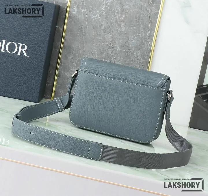 Dior 1:1 Mirror Replica Grained Black Medium Saddle 23CM/9.1IN Christian Dior Replica Saddles Dior 1:1 Mirror Replica Grained Black Medium Saddle 23CM/9.1IN Christian Dior Replica Saddles