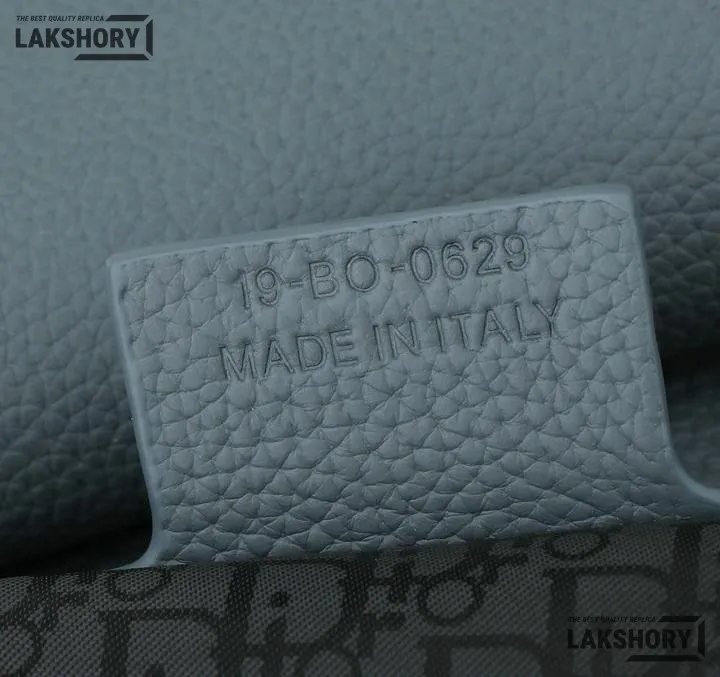 Dior 1:1 Mirror Replica Grained Black Medium Saddle 23CM/9.1IN Christian Dior Replica Saddles Dior 1:1 Mirror Replica Grained Black Medium Saddle 23CM/9.1IN Christian Dior Replica Saddles