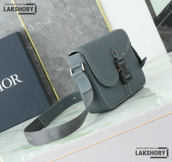 Dior 1:1 Mirror Replica Grained Black Medium Saddle 23CM/9.1IN Christian Dior Replica Saddles Dior 1:1 Mirror Replica Grained Black Medium Saddle 23CM/9.1IN Christian Dior Replica Saddles