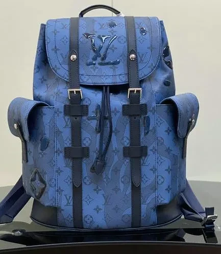 Louis Vuitton 1:1 Mirror Replica Christopher MM Abyss Blue Louis Vuitton Replica Christopher