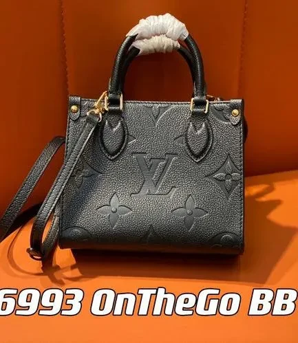 Louis Vuitton 1:1 Mirror Replica OnTheGo BB Monogram Empreinte Louis Vuitton Replica Onthego