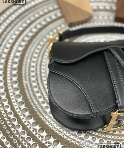 Dior 1:1 Mirror Replica Saddle Bag Sand Latte Calfskin 19.5CM/7.6IN Christian Dior Replica Saddles