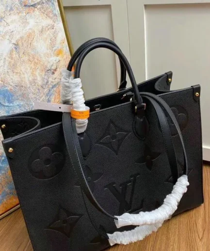 Louis Vuitton 1:1 Mirror Replica OnTheGo GM Leather Monogram Empreinte Louis Vuitton Replica Onthego