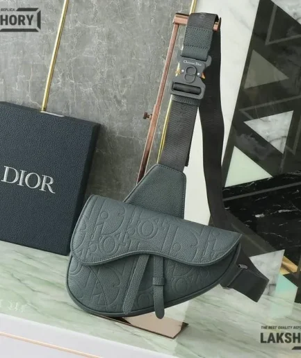 Dior 1:1 Mirror Replica Men’s Gravity Nine Saddle Bag Christian Dior Replica Saddles
