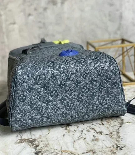 Louis Vuitton 1:1 Mirror Replica Ellipse Backpack Granite Embossed Louis Vuitton Replica Discovery